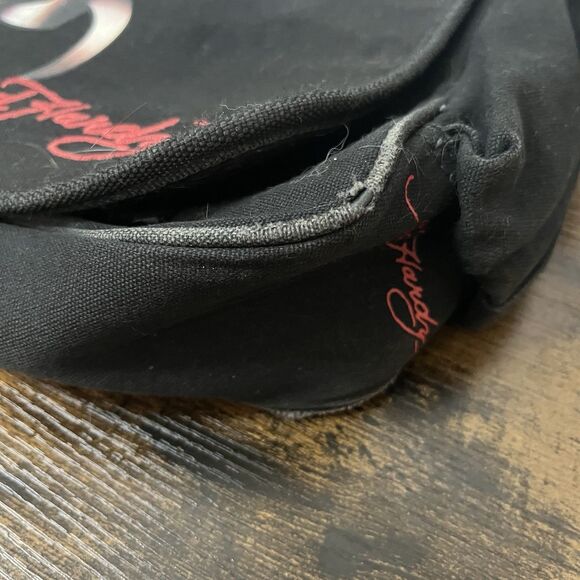 Ed Hardy Eternal Love by Christian Audiger Messenger Crossbody Bag Y2K Vintage - Picture 3 of 8